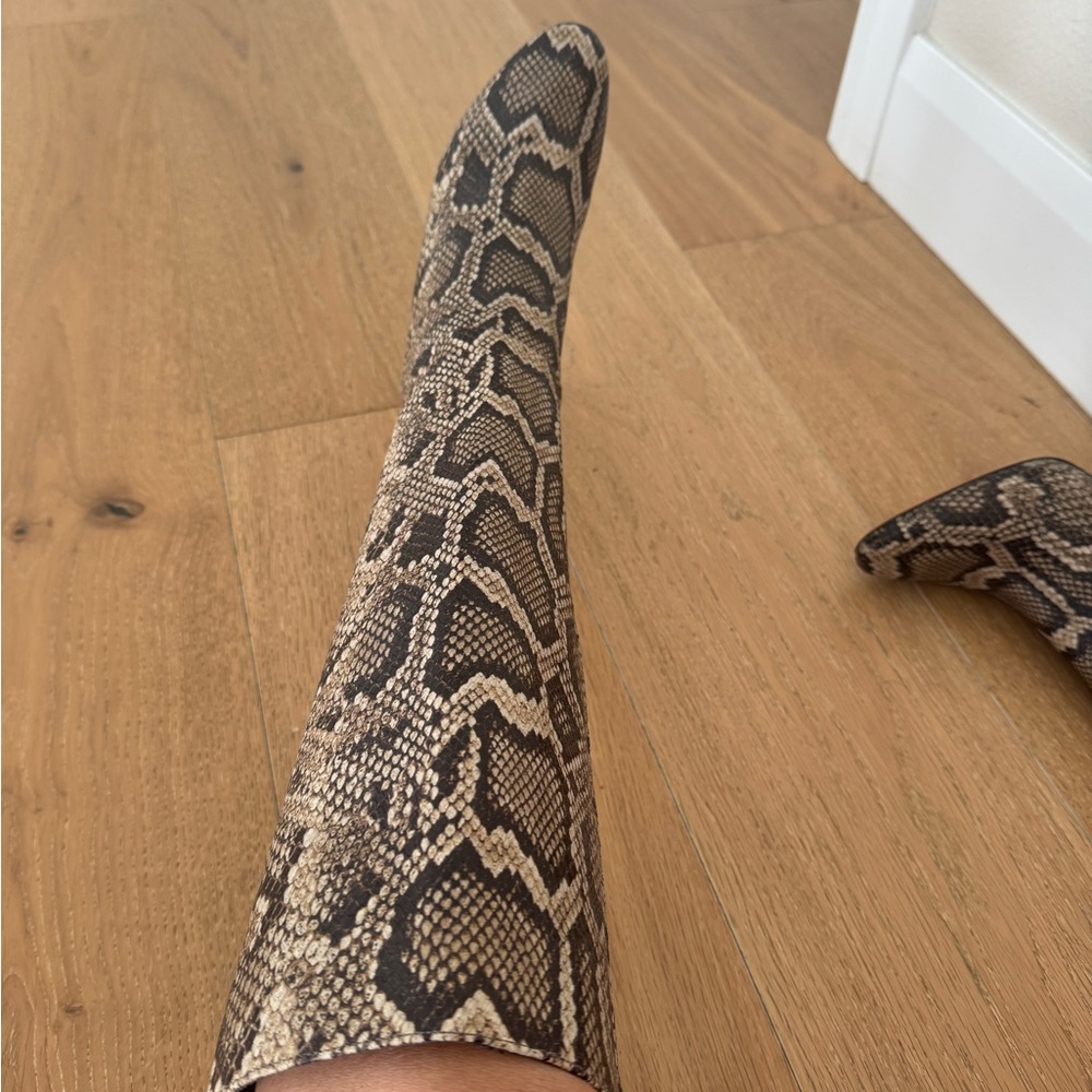 Vince Textured Leather Boots - Picture 6 of 8